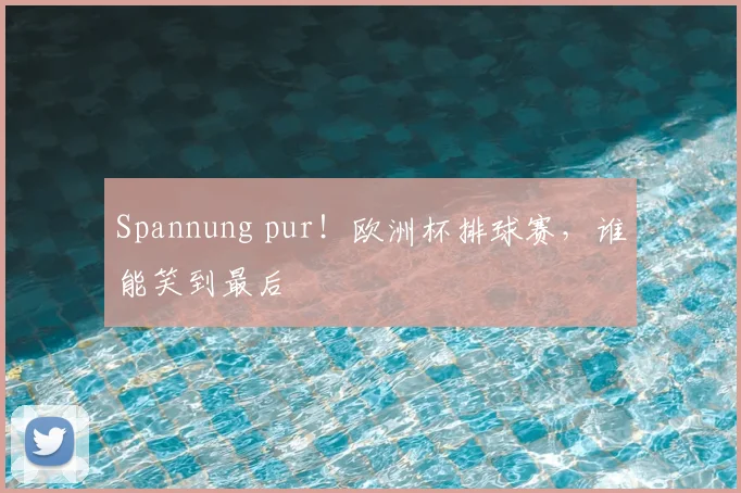Spannung pur!欧洲杯排球赛,谁能笑到最后